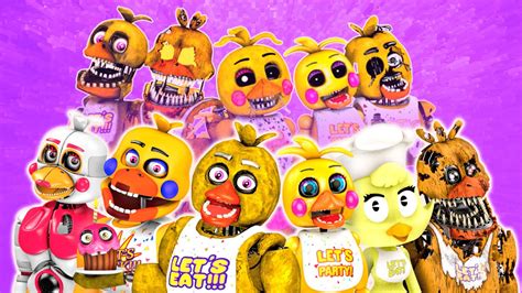 all versions of chica